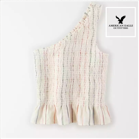 American Eagle Outfitters Tops - AE Smock One Shoulder Top NWT Size: M